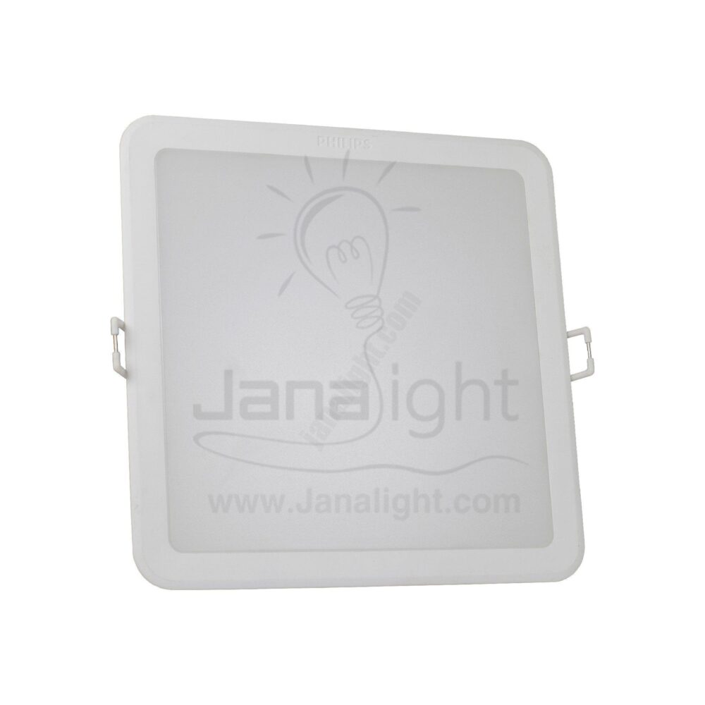 سبوت بانيل مربع ميسون 17 وات ابيض فيليبس Square white 17 watt meson LED downlight philips